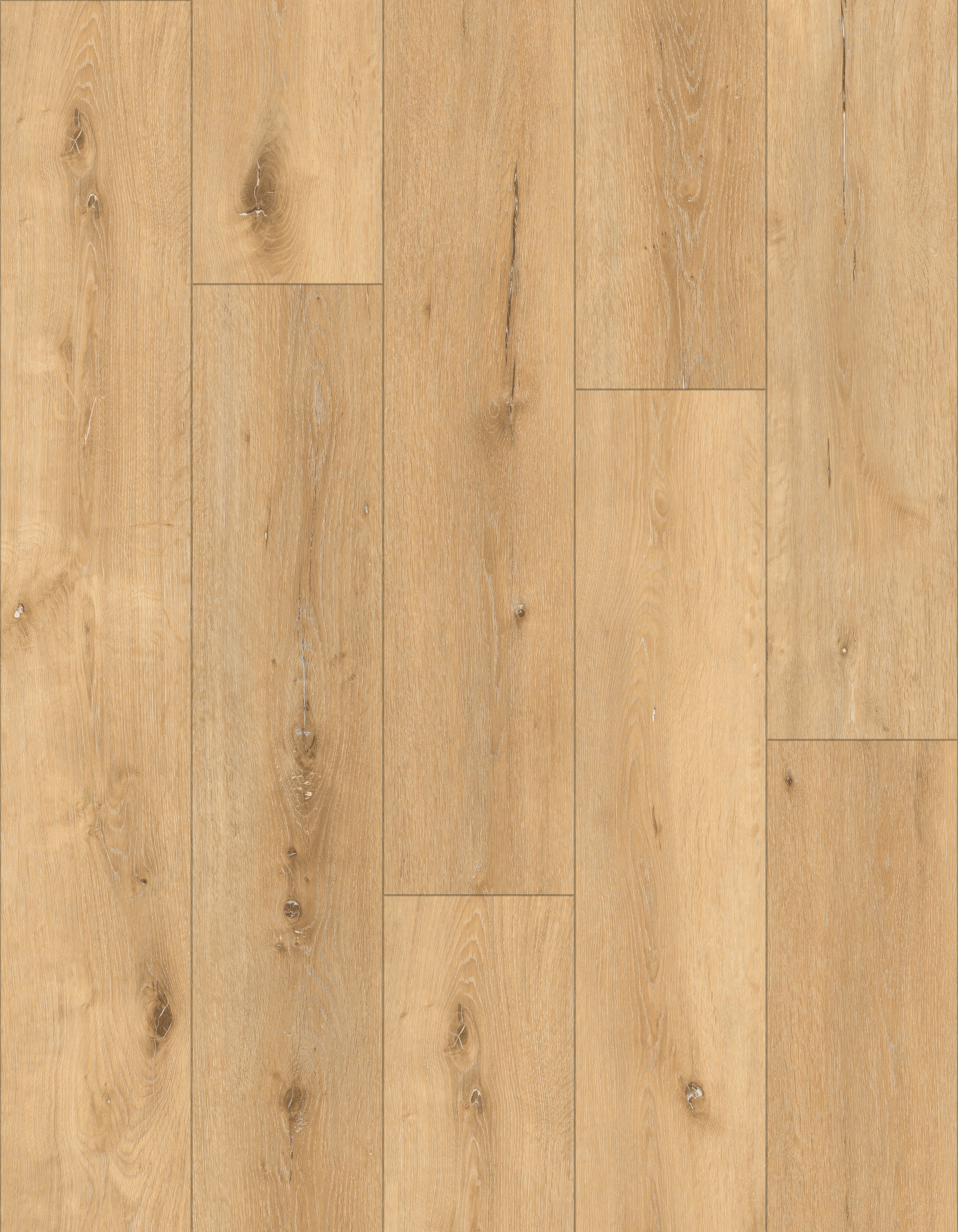 Natural Oak – 7.5mm SPC Hybrid Flooring (1.4m² per Box)