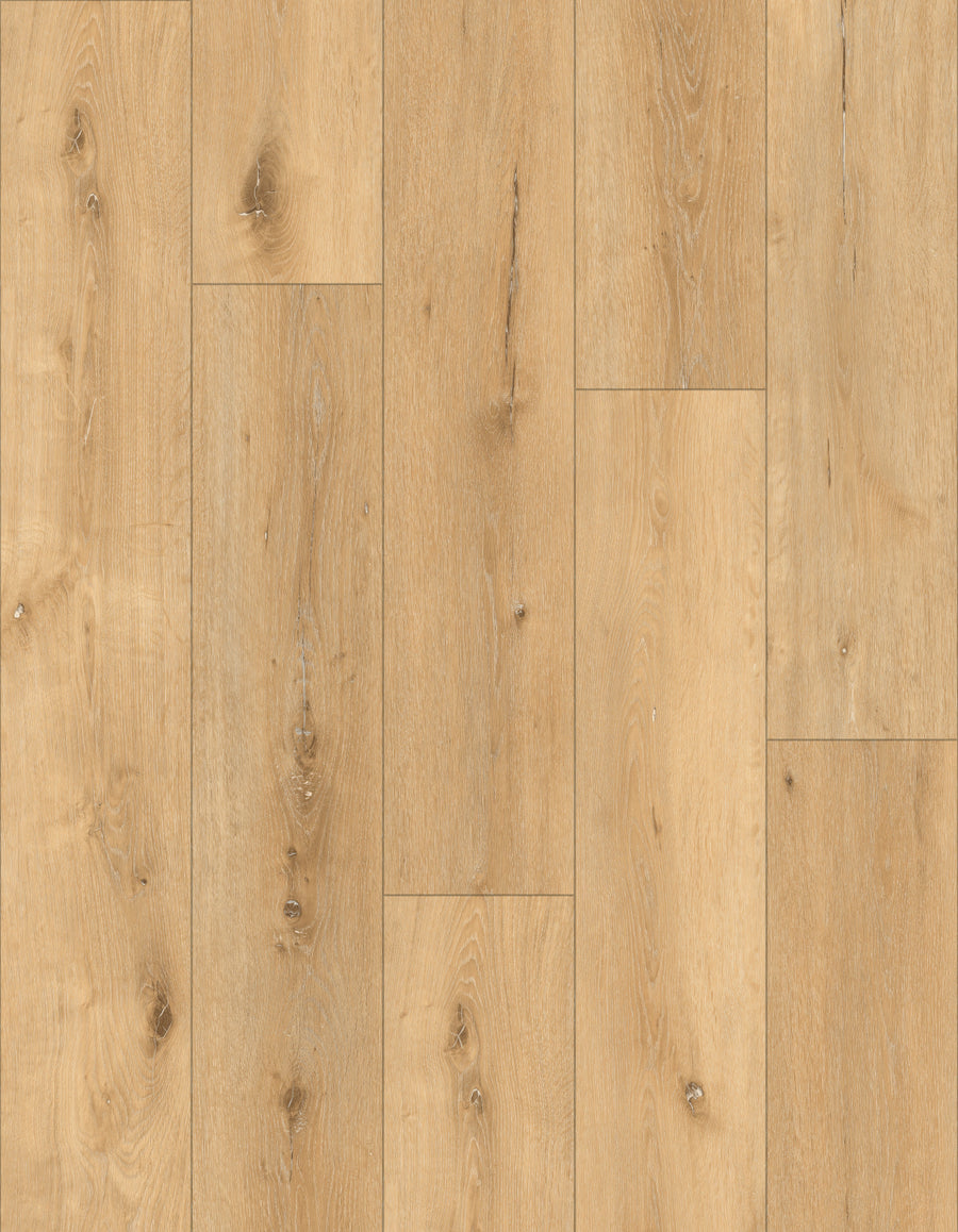 7.5mm Natural Oak SPC Hybrid Flooring – 1.4m² per Box