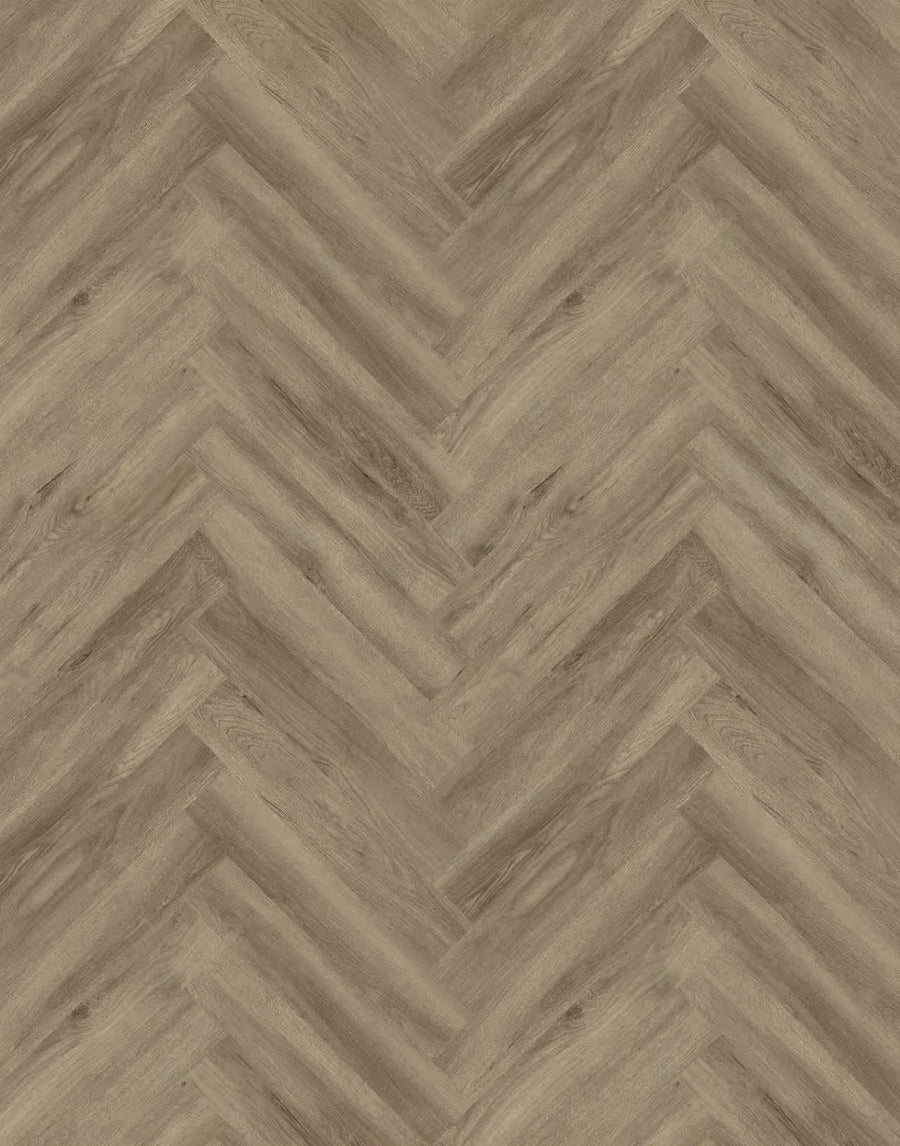 Coastal Oak – 7.5mm SPC Hybrid Herringbone Flooring (0.915m² per Box)
